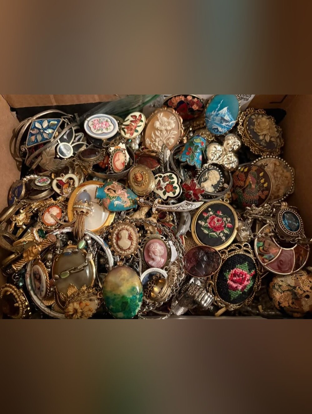 1 pound Wearable Vintage & Modern Jewelry Resale/Collectable/Signed/1950s- Y2K